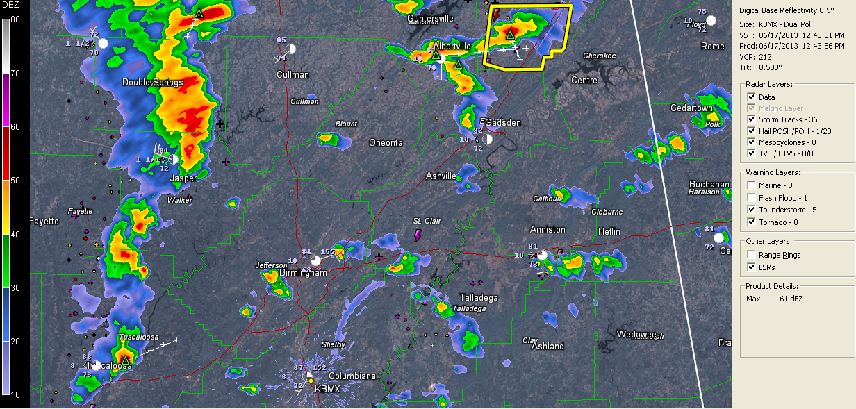 Big Storms Moving into Cullman County The Alabama Weather Blog