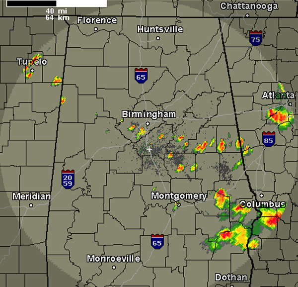 Evening Radar Check The Alabama Weather Blog