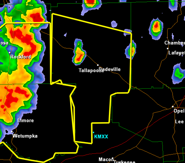 Severe Thunderstorm Warning Tallapoosa County til 1:45 PM