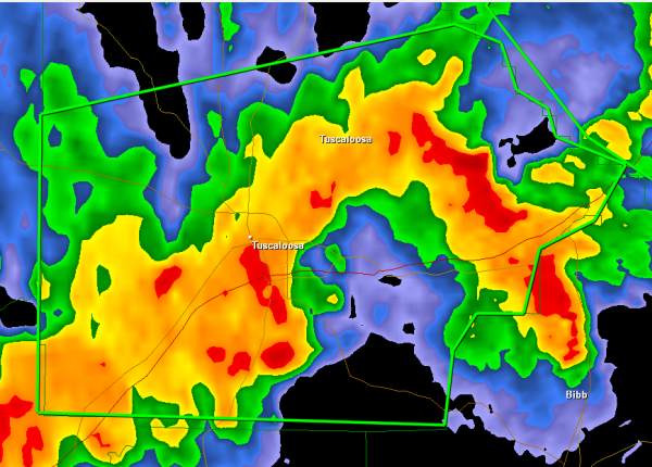 Flash Flood Warning Tuscaloosa County until 9PM