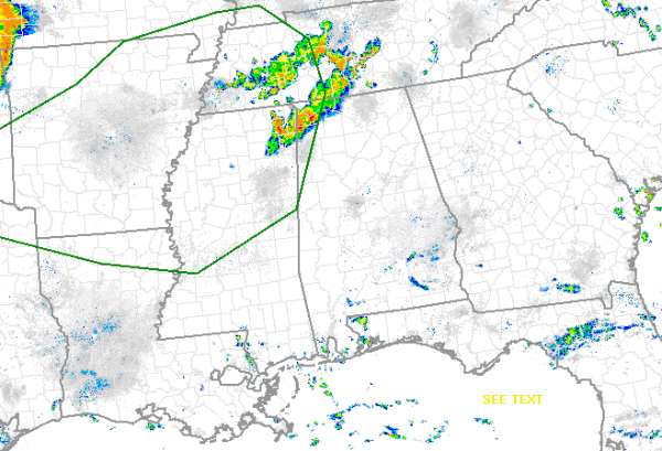 Severe Weather Risk for NW Alabama