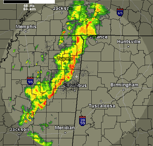 Late Night Radar Check The Alabama Weather Blog