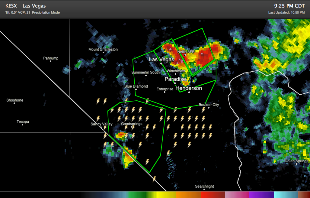 Severe Thunderstorm/Flooding in Las Vegas