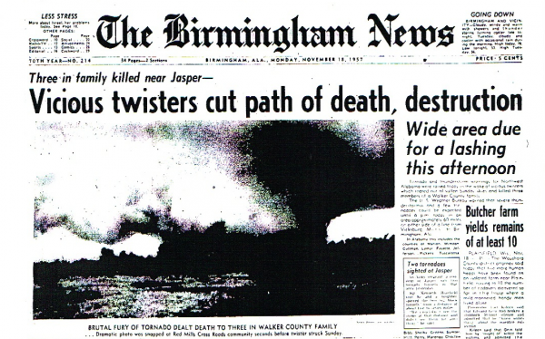 A 1957 Reminder About the Fall Tornado Season