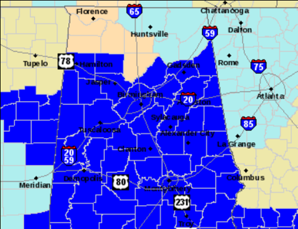 Hard Freeze Warning Issued for Tonight