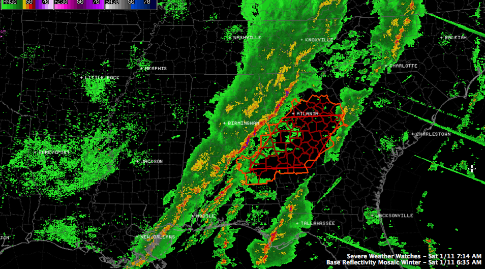 Tornado Watch Issued for South Central Alabama