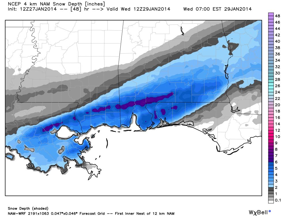 Mid-Morning Snow Update