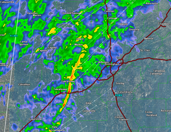 Heavy Rain and Gusty Winds at Times Tonight