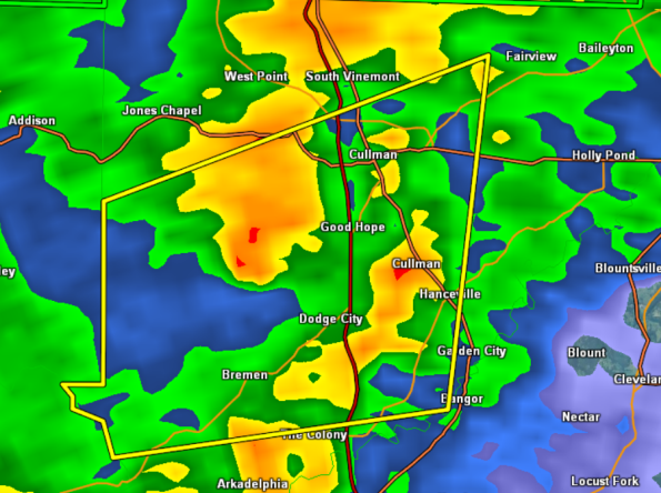 Severe Thunderstorm Warning Cullman County until 11:30 PM