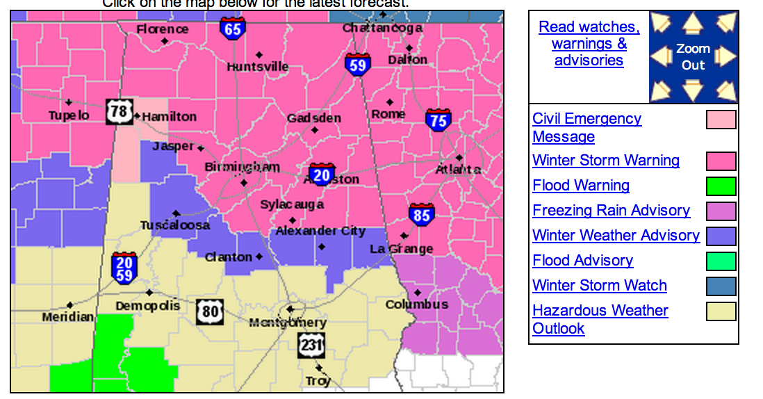 Major Winter Storm To Impact Alabama