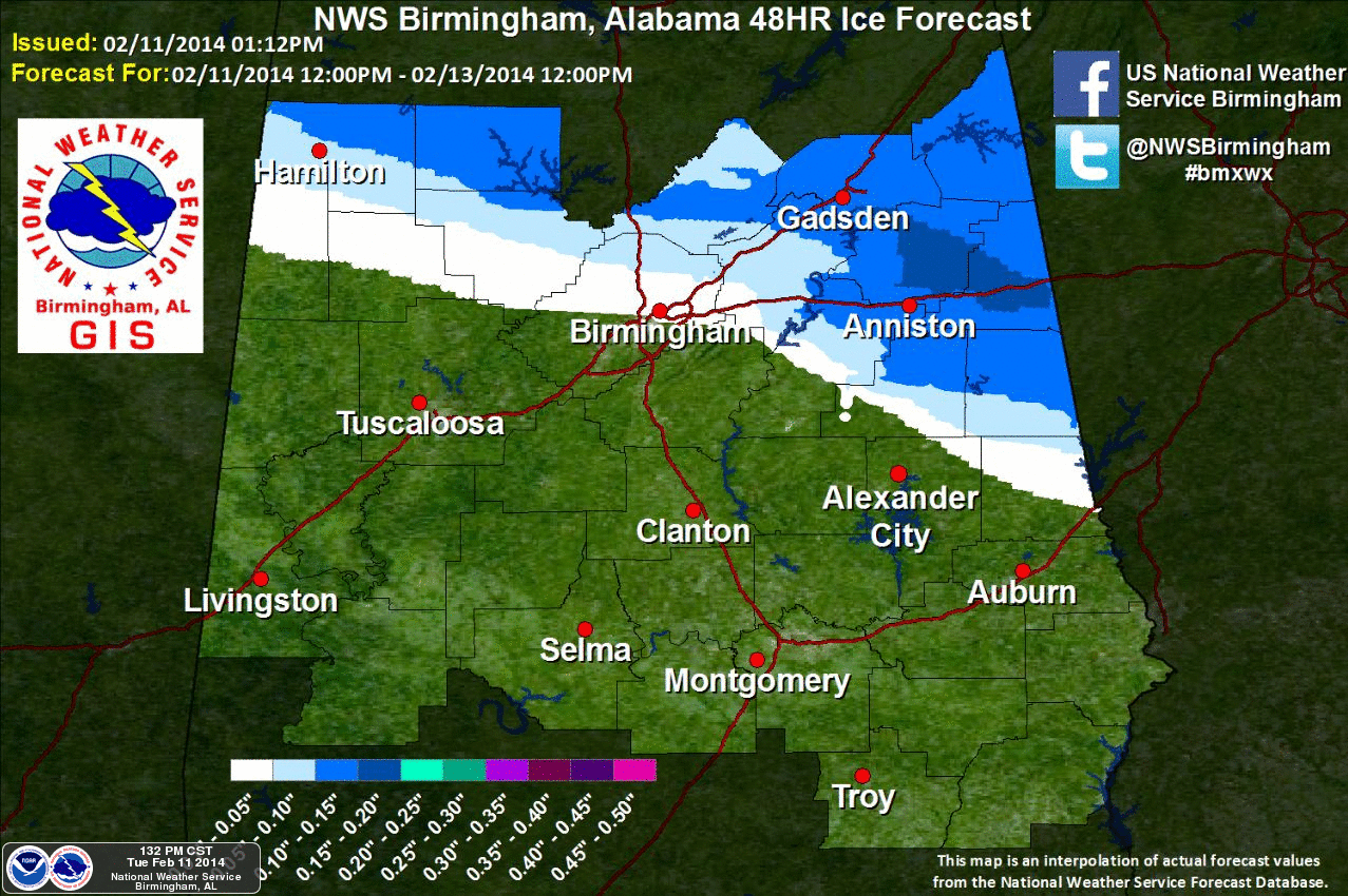 Major Winter Storm To Impact Alabama The Alabama Weather Blog