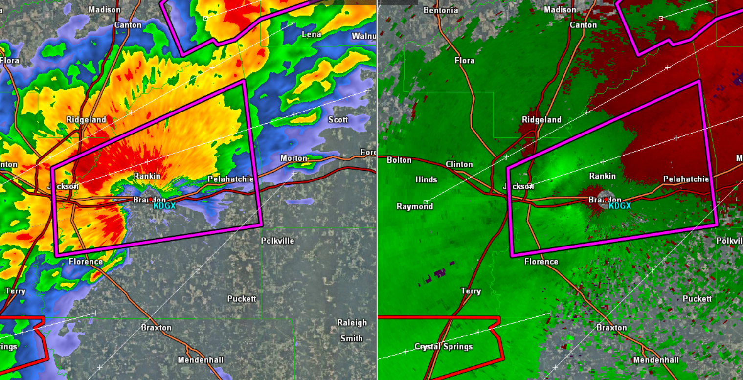 Tornado Affecting Jackson, MS The Alabama Weather Blog