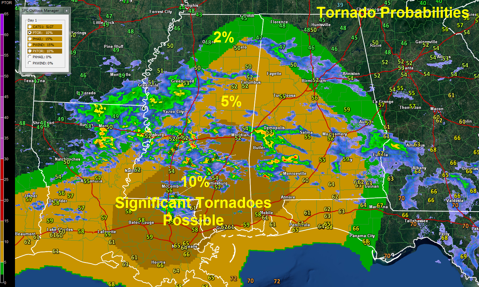 Late Night Look at the Severe Weather Threat for Alabama The Alabama