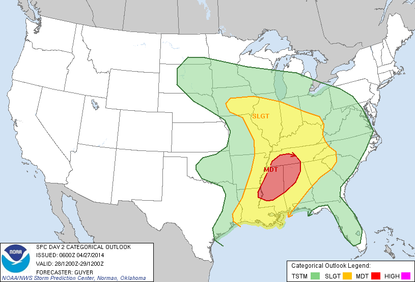 Notes On The Severe Weather Threat