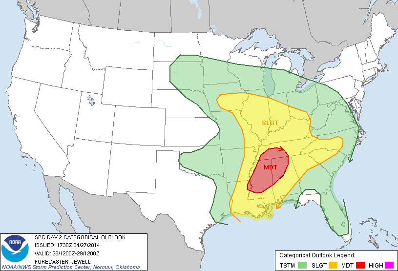 Severe Weather/Flood Threat Ahead For Alabama