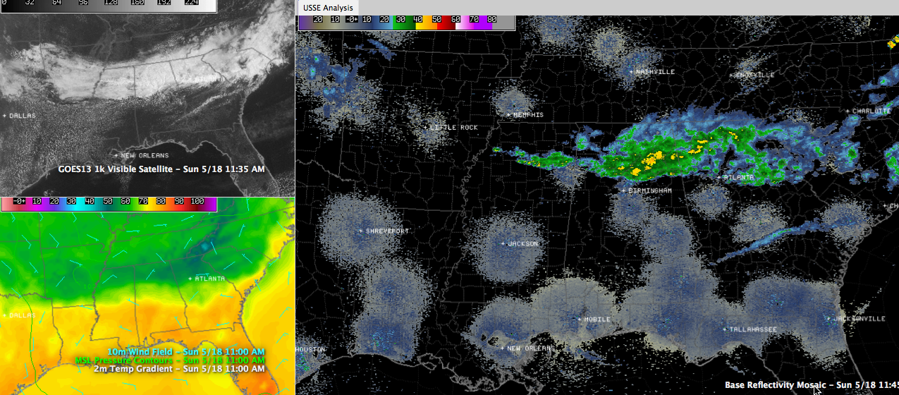 Plume of Precipitation Petering The Alabama Weather Blog