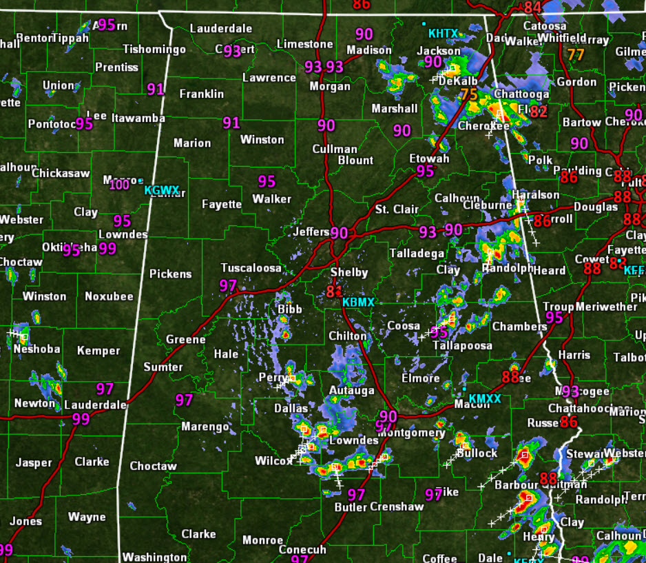 Afternoon Radar Check