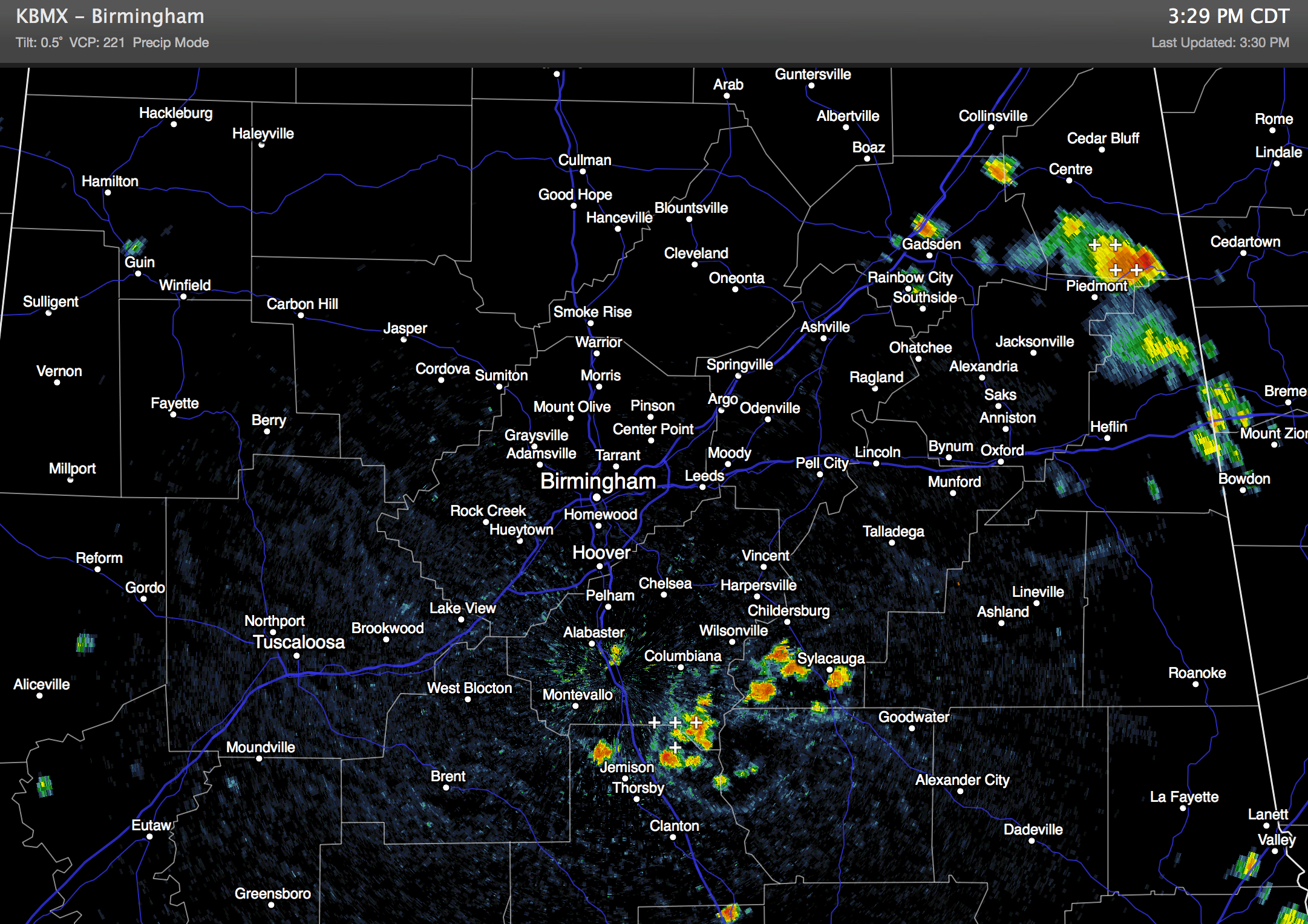 Hazy Sun; Isolated Thunderstorms