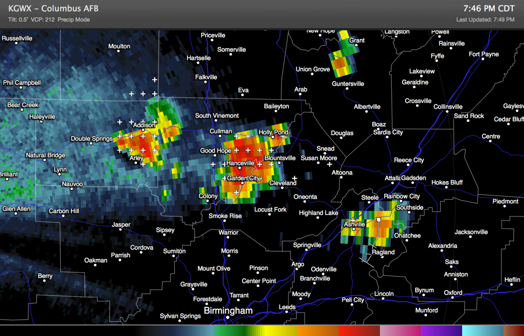 A Few Strong Storms