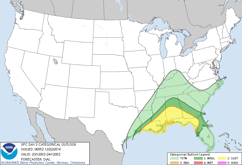 Wet/Stormy Pre-Christmas Weather