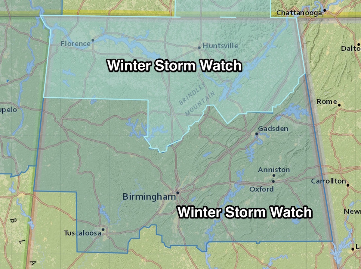 Winter Storm Watch Issued