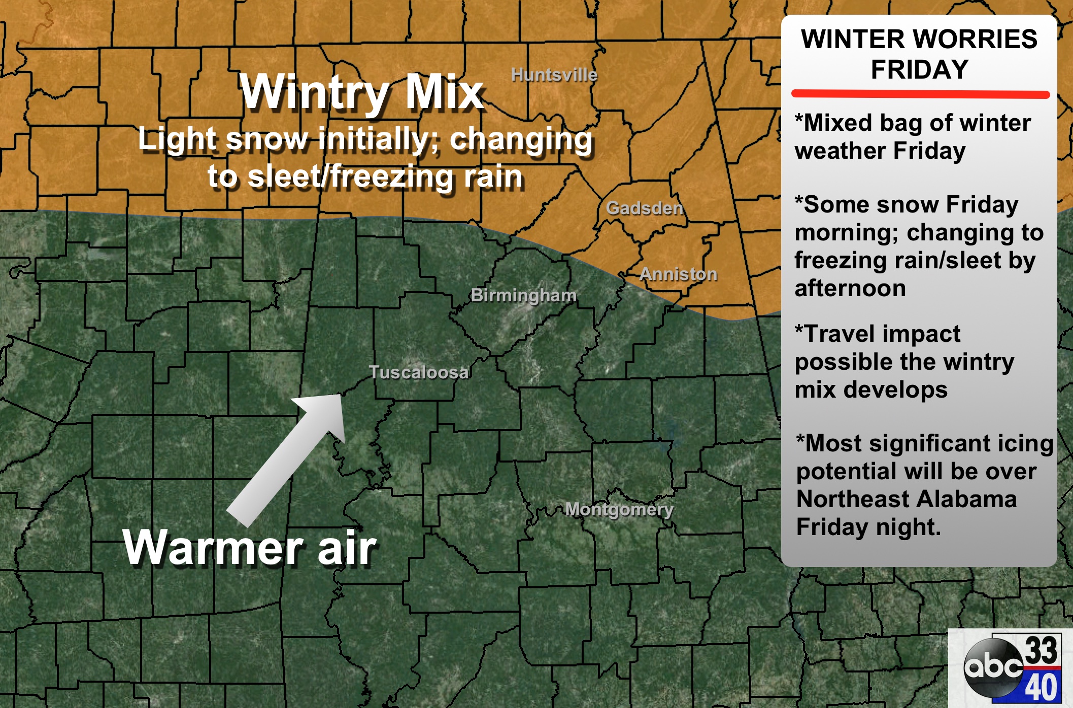 Arctic Air Invades Alabama