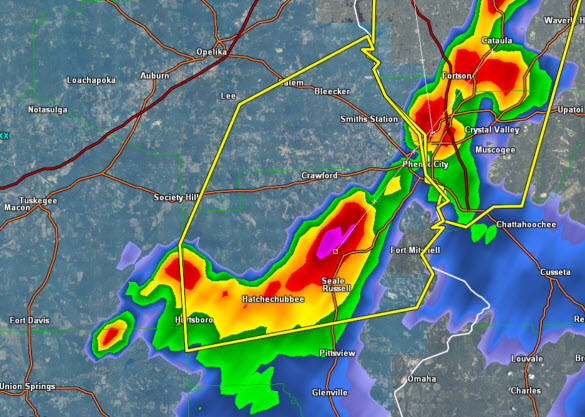 Severe Thunderstorm Warning Lee/Russell until 5:30PM