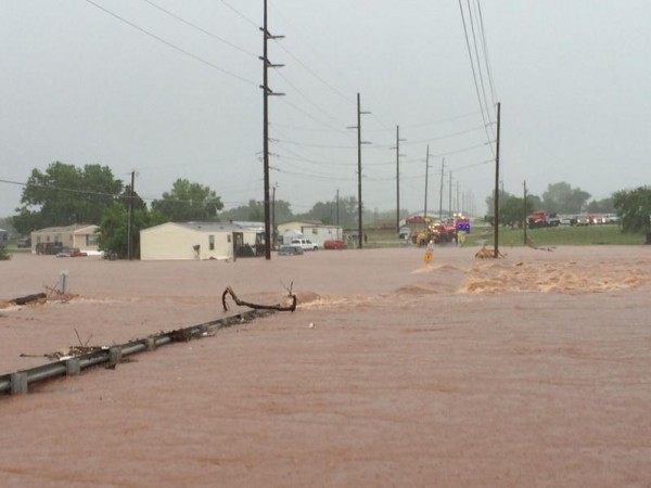 Joe Miller pic of elk city flooding