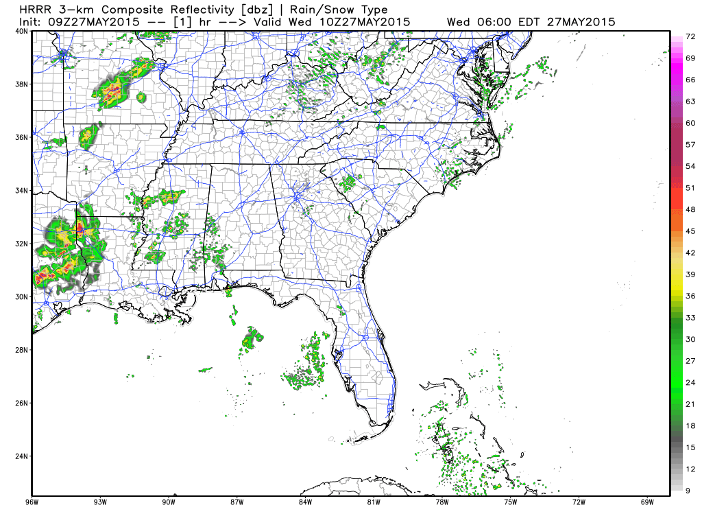 Showers/Storms Develop Later Today