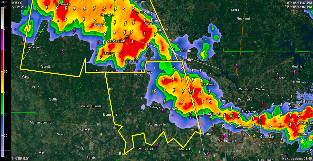 Severe Thunderstorm Warning Autauga County The Alabama Weather Blog