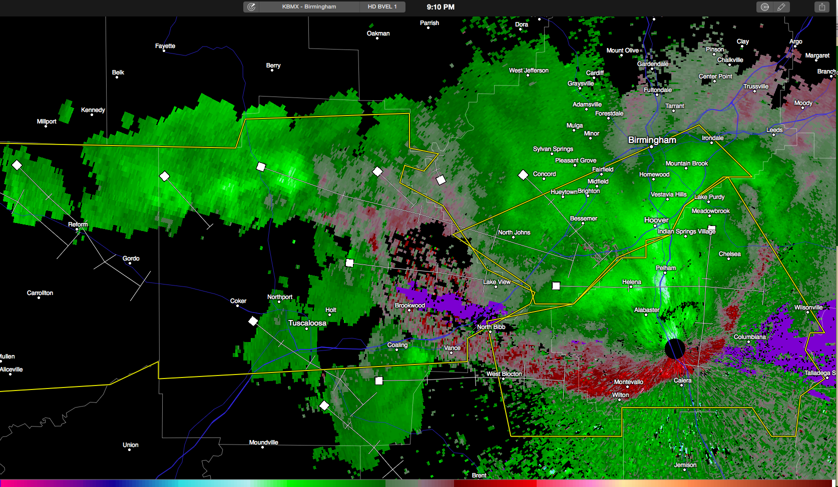 Damaging Winds in Shelby County