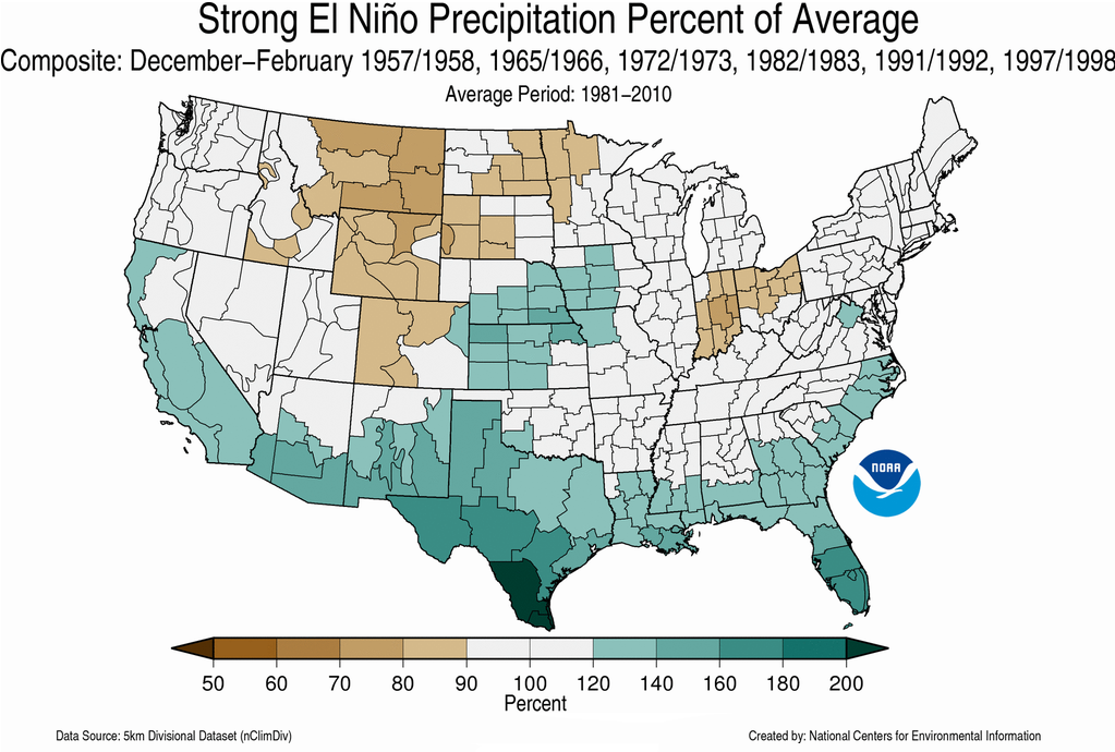 Interesting Look at Strong El Niño Years