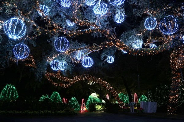 Bellingrath Gardens and Home in Theodore, Ala., is celebrating the 20th anniversary of Magic Christmas in Lights in 2015. The dazzling nighttime display features more than 1,100 set pieces, 3 million lights and 15 scenes, set out in a walking tour throughout the 65-acre Garden estate. Photo taken Tuesday, Nov. 24. (Mike Kittrell)