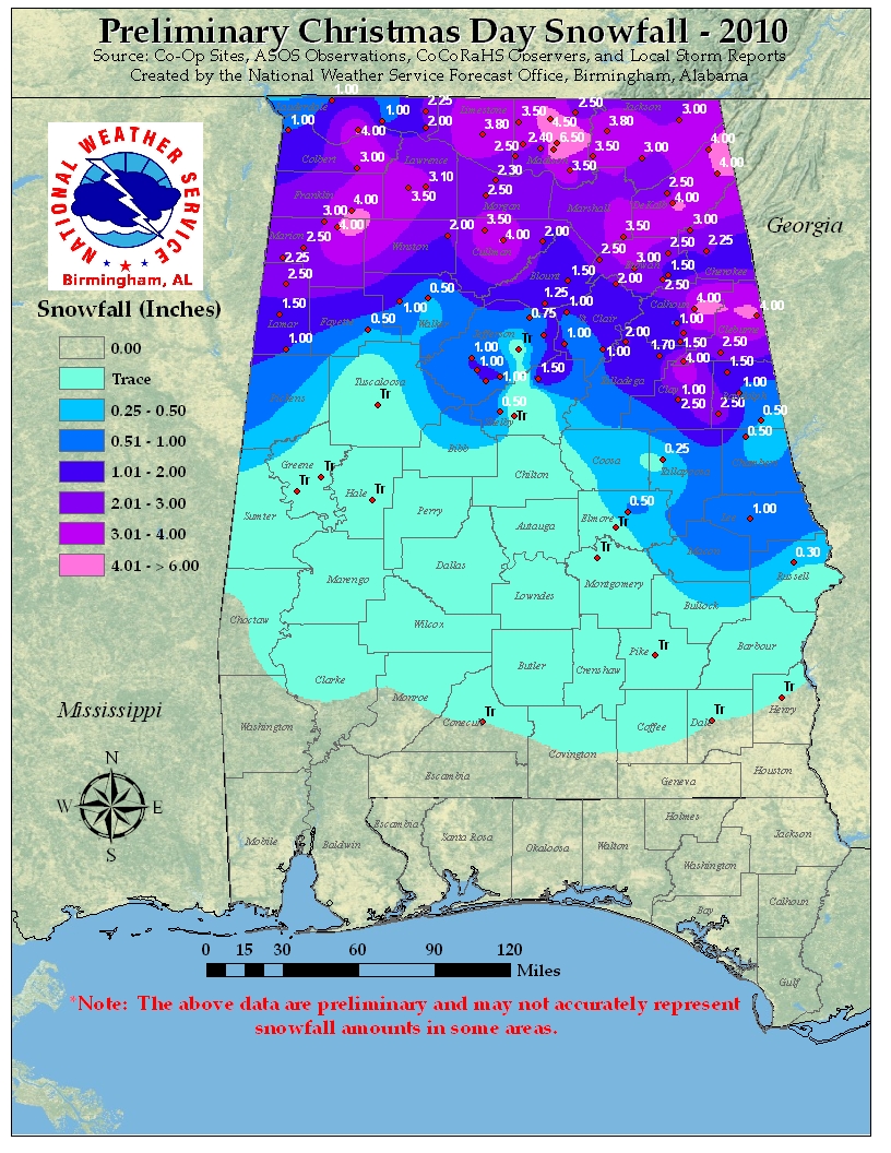 Alabama Weather At Christmas