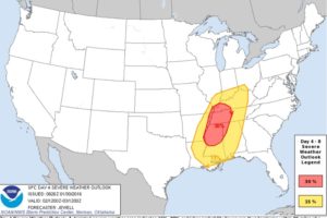 Very Nice Weekend; Latest on Tuesday Severe Weather Threat