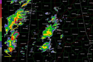 Three Tornadic Storms in Eastern Mississippi