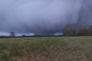 Picture of Wedge Tornado in Pickens County Earlier This Evening
