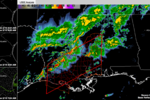 Tornado Watch Issued for Parts of Mississippi and Louisiana