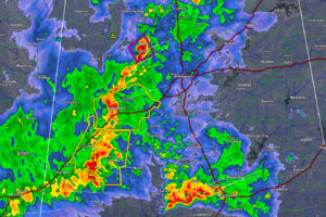 Powerful Storms Marching Across Central Alabama