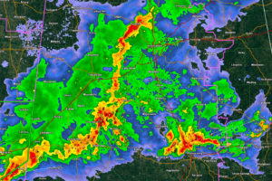 Storms Approaching Birmingham; Not Severe At This Time