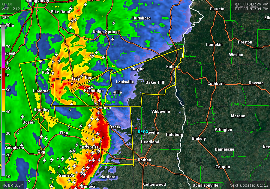 Severe Thunderstorm Warning Barbour County The Alabama Weather Blog Mobile
