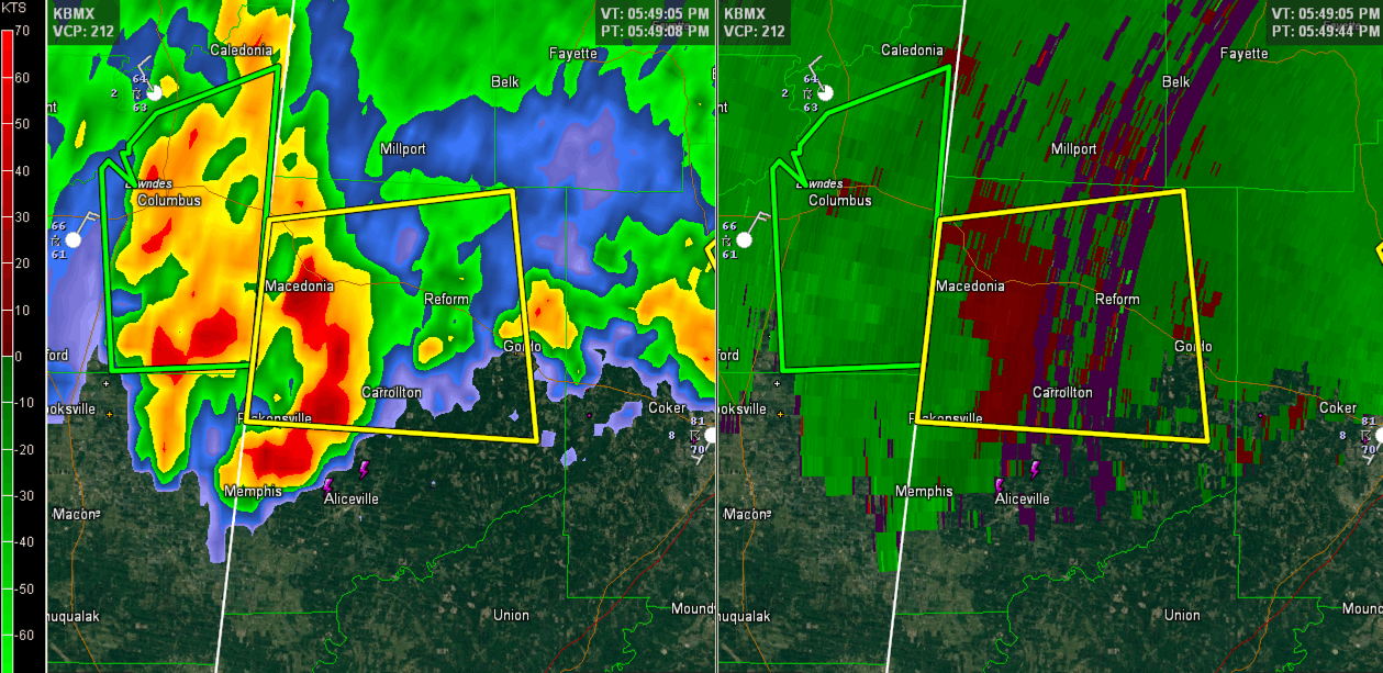 Severe Thunderstorm Warning Pickens County, High Wind Damage Threat