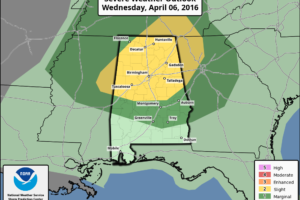 SPC Updated Day 1 Outlook for North/Central Alabama