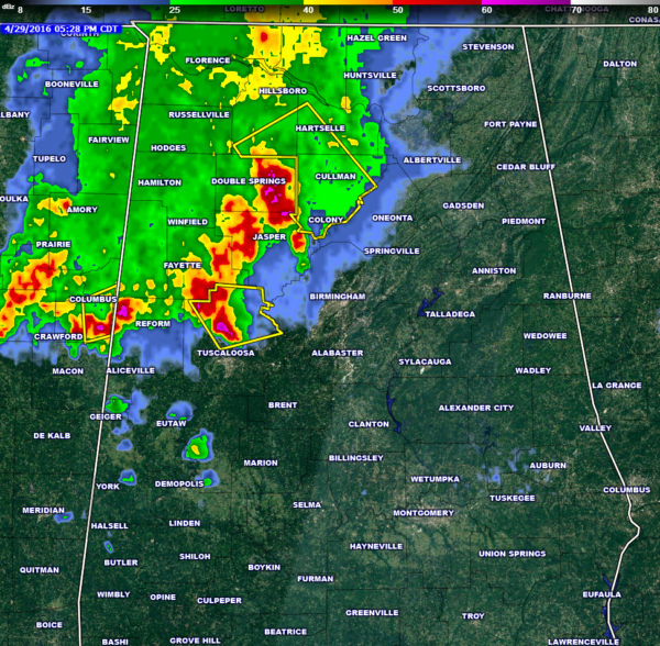 Radar Check at 530 PM The Alabama Weather Blog