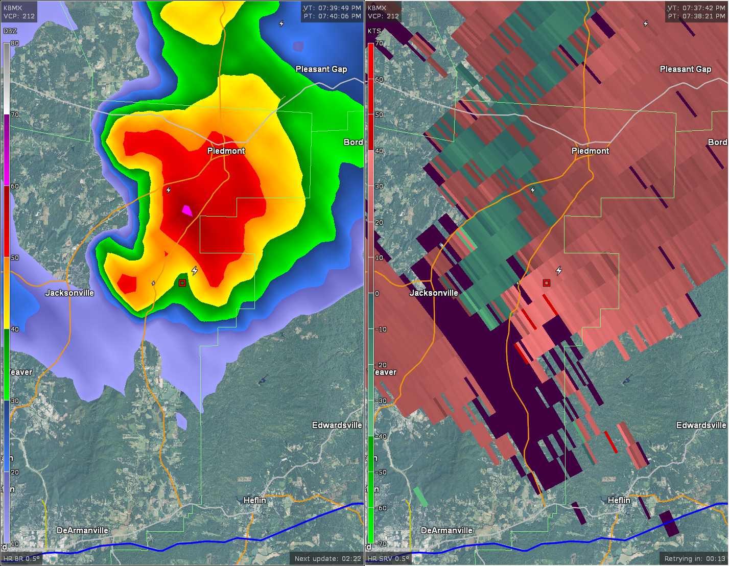 Significant Weather Advisory For Calhoun, Cherokee, and Cleburne Until