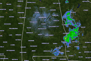 Radar Check For North/Central Alabama at 9:00 PM CDT