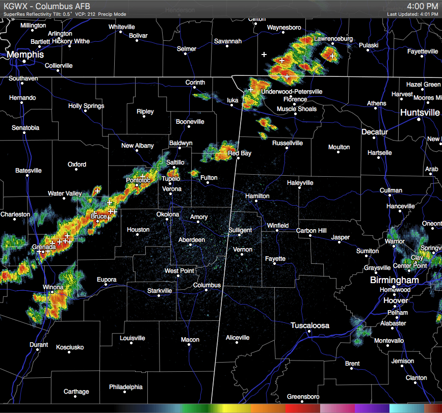Radar Check at 400PM The Alabama Weather Blog