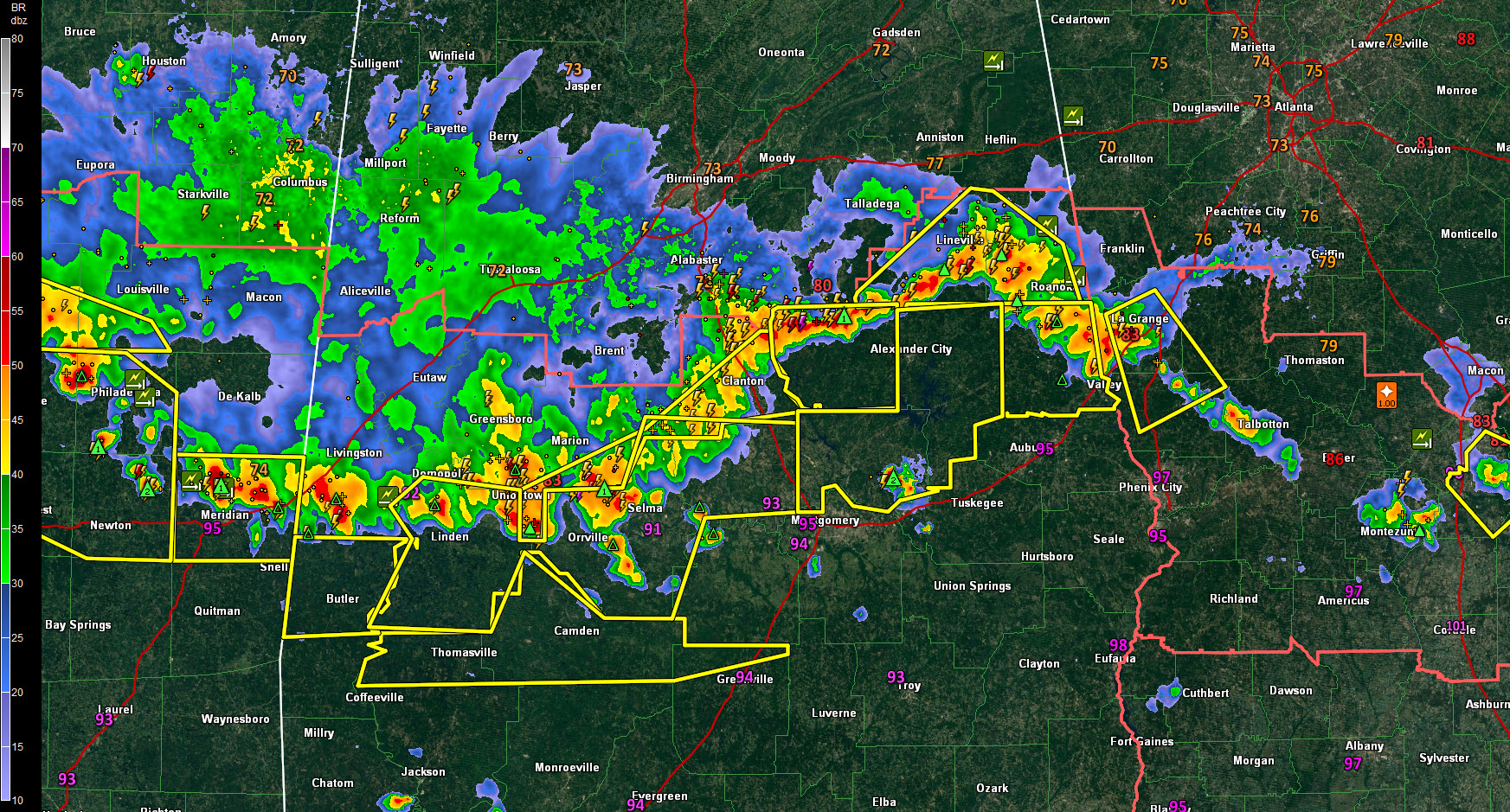 Severe Thunderstorm Warning Elmore/Tallapoosa The Alabama Weather Blog
