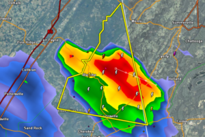 Severe Thunderstorm Warning Cherokee County