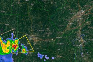 Severe Thunderstorm Warning for Parts of Greene and Tuscaloosa Counties